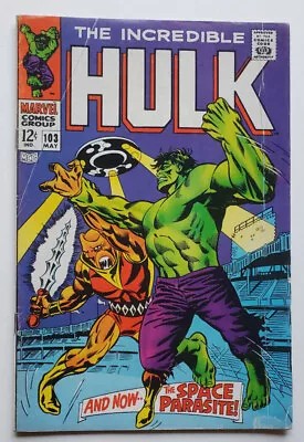 Buy THE INCREDIBLE HULK #103 MAY 1967 - Silver Age! - 57 Years Old! • 31.99£