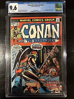 Buy Conan The Barbarian #23 CGC 9.6 (Marvel 1973)  WP!  1st App Of Red Sonja!! • 632.49£