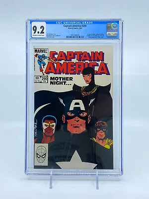 Buy Captain America #290 CGC 9.2 OW/W Pages 1st Mother Superior (Sin) • 23.64£