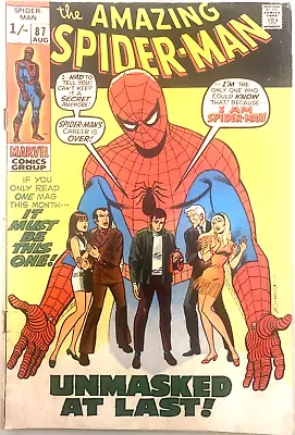 Buy Amazing Spider-man # 87. Bronze Age 1970.  John Romita Sr-cover. Vg/fn 5.0. • 49.99£