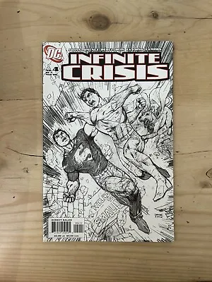 Buy Infinite Crisis #4 Sketch Variant 2nd Print Nm+ (9.6 Or Better) March 2006 Dc • 12.95£