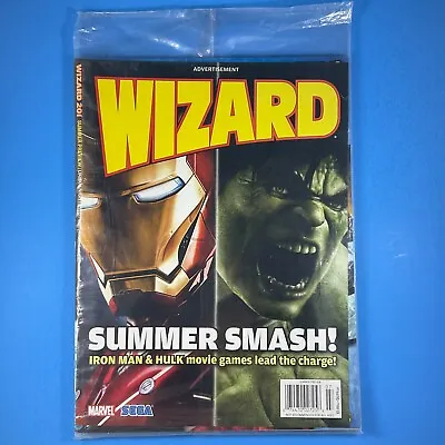 Buy Wizard Magazine #201 Marvel Hulk Iron Man X-Men Summer Preview 2008 NEW Sealed • 6.43£
