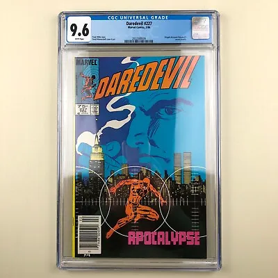 Buy Daredevil #227 (1986) CGC 9.6, Kingpin Discovers Matt Murdock Is DD, Born Again • 98.83£