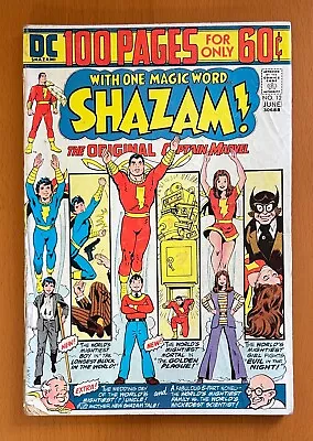Buy Shazam #12 - 100 Page Giant (DC 1974) VG/FN Bronze Age Comic. • 11.21£