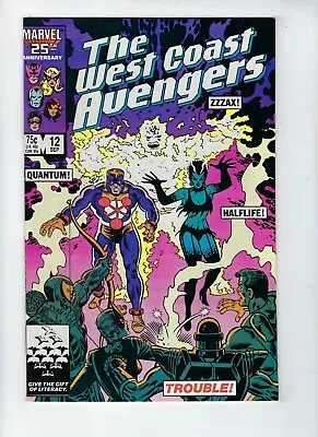 Buy WEST COAST AVENGERS # 12 (Quantum, Zzzax & Halflife, HIGH GRADE, Sept 1986) NM • 4.95£