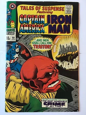 Buy Tales Of Suspense #90 VFN- (7.5) ( Vol 1 1967) Iron Man, Captain America (2) • 36£