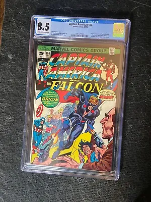 Buy Captain America #180, CGC 8.5 VF+, 1st Appearance Nomad; Marvel Value Stamp • 221.64£