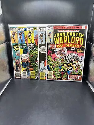 Buy 5 Book Bronze Age Lot John Carter, Warlord Of Mars #’s 1 3 4 5 6. (A16) • 19.91£