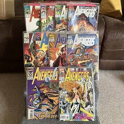 Buy Marvel Avengers Comics #367, 368, 370 Through To 377 (10 Comics) Bundle Job Lot • 15£