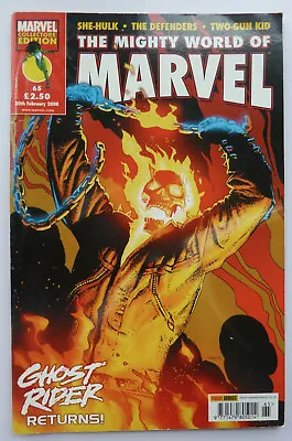 Buy The Mighty World Of Marvel #65 - Panini Comics UK February 2008 F/VF 7.0 • 5.25£