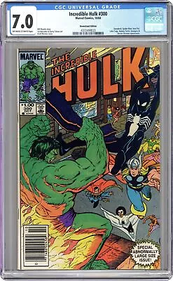 Buy Incredible Hulk #300N CGC 7.0 Newsstand 1984 4333499023 • 184.81£