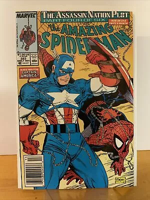 Buy Amazing Spider-Man #323...Newsstand...Todd McFarlane Captain America VF/NM • 9.64£