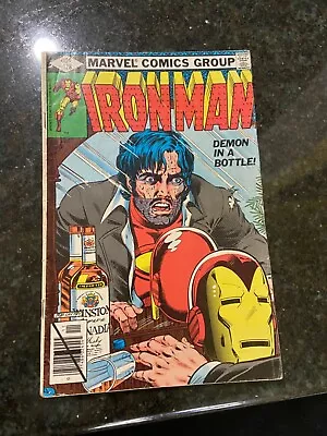 Buy Iron Man #128, VG 4.0, Demon In A Bottle Alcoholism Issue • 47.66£