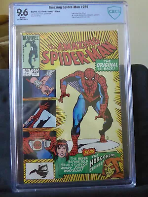 Buy Amazing Spider-Man #259, CBCS 9.6, 1984 Direct Edition, Marvel • 60.32£