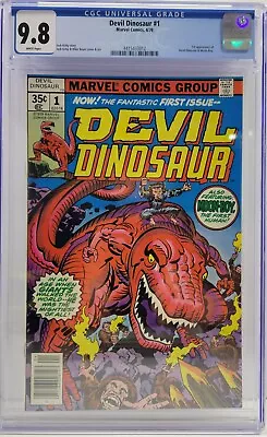 Buy Devil Dinosaur #1 - CGC 9.8 1st App Devil Dinosaur & Moon-Boy 1978 JACK KIRBY • 217.42£