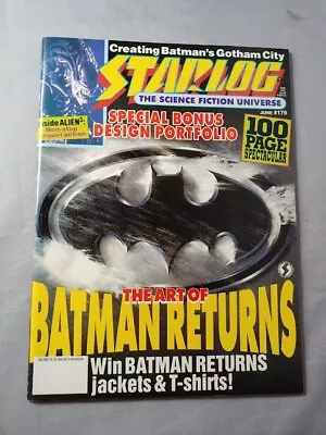 Buy STARLOG Magazine #179 Batman Returns 1992 HIGH GRADE NM- • 7.87£