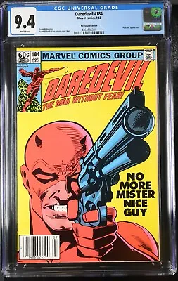 Buy Daredevil #184 CGC 9.4 7/82 Marvel Comics FRESH SLAB 🔥🍎👁🔑 • 59.58£