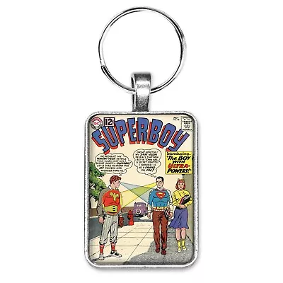 Buy Superboy #98 Cover Key Ring Or Necklace Classic Ultra Boy DC Comic Book Jewelry • 10.35£
