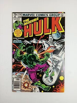 Buy Marvel Incredible Hulk #250 Comic Hulk Vs Silver Surfer 1st App Of Sabra NM 9.0 • 56.33£