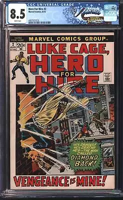 Buy Marvel Hero For Hire 2 8/72 FANTAST CGC 8.5 White Pages • 121.75£