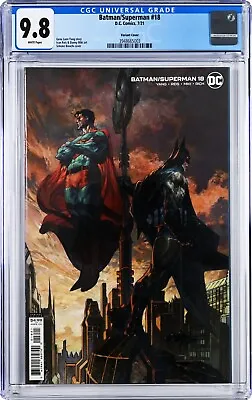 Buy Batman/Superman #18 CGC 9.8 (Jul 2021, DC) Simone Bianchi Variant Cover • 63.33£