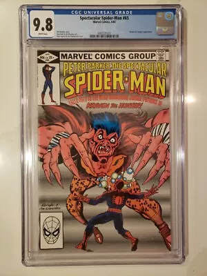 Buy Spectacular Spider-Man 65 CGC 9.8 Marvel Comics 1982 • 47£