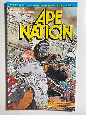 Buy ADVENTURE COMICS APE NATION #1 (1991) NM/MT COMIC I4 • 2.37£