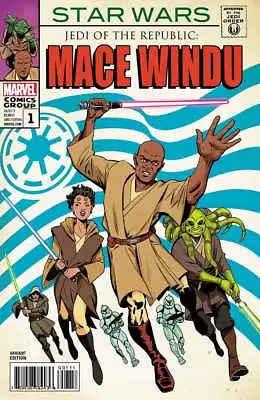 Buy Star Wars Jedi Republic: Mace Windu #1 Marvel Homage Variant (2017) Vf/nm Marvel • 5.95£