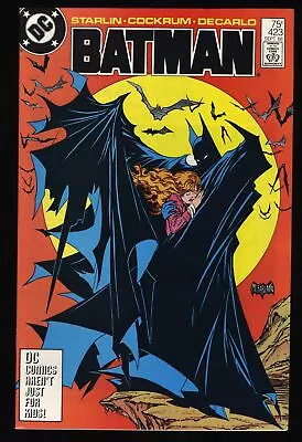 Buy Batman #423 VF+ 8.5 1st Print Todd Classic McFarlane Cover! DC Comics 1988 • 155.82£