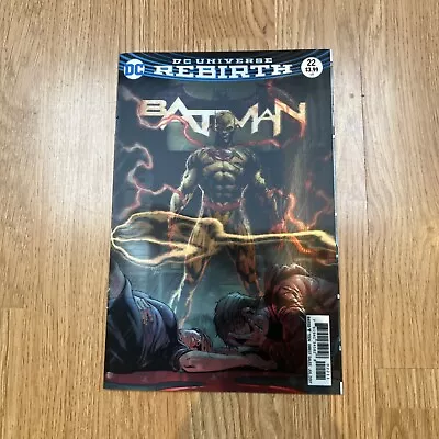 Buy DC UNIVERSE REBIRTH - BATMAN #22 Lenticular Variant Cover DC Comics • 4.99£