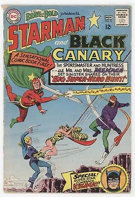 Buy Brave And The Bold 62 DC 1965 VG Starman Black Canary 1st Wildcat Ted Grant • 17.34£