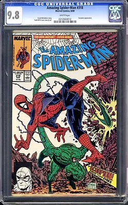 Buy Amazing Spider-Man #318 CGC 9.8 White Pages McFarlane Art! • 216.83£