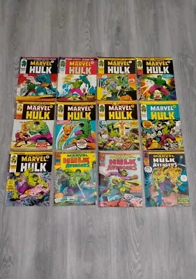 Buy X12 Hulk Marvel 1976 Comic Bundle 178 185 188 189 190 191 192 194 195 201 202 + • 27.50£