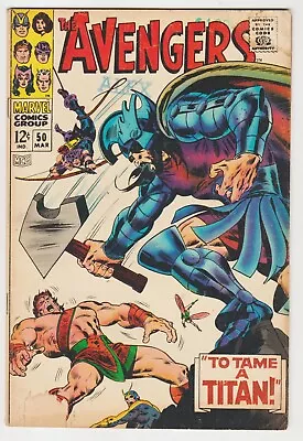 Buy Avengers #50 Marvel 1968 Hercules Leaves The Team • 31.49£