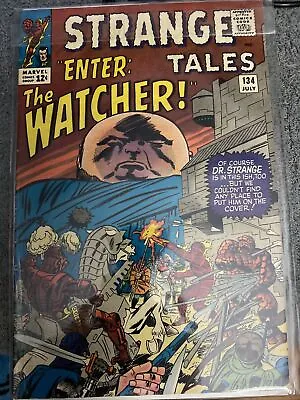 Buy Strange Tales #134 - “UAHTU- Enter The Watcher Fantastic Four Dr. Strangle NM • 135.92£