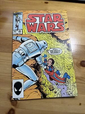 Buy Star Wars #86 (1984) Vf Newsstand Marvel Comics • 11.12£