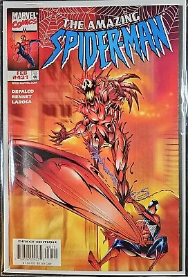 Buy Amazing Spider-Man #431  Appearance Of Carnage Cosmic NM-/NM Condition • 36.16£