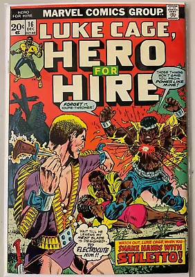 Buy Power Man And Iron Fist #16 Hero For Hire Luke Cage Marvel 6.0 FN (1973) • 11.23£