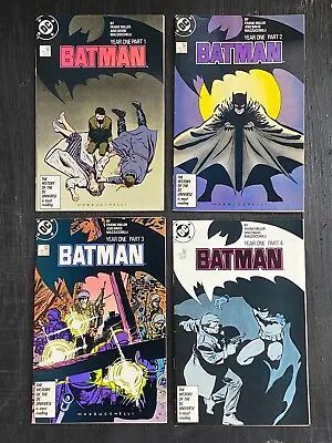 Buy Batman (1940) #'s 404 405 406 407 Complete VF+ (8.5)  Year One  Lot Frank Miller • 67.19£