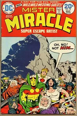 Buy Mister Miracle #18-1974 Fn- 5.5 Jack Kirby Darkseid Mister Miracle Marries Barda • 9.48£
