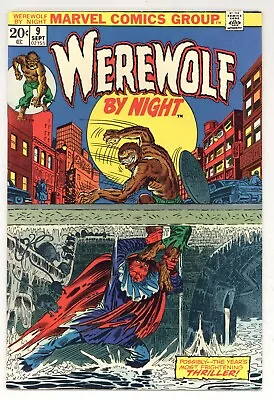 Buy Werewolf By Night #9 Tom Sutton Art 1st TATTERDEMALION + SARNAC Horror 1973 L726 • 14.14£