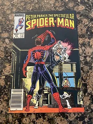 Buy Spectacular Spider-Man #87N (1984) Spider-Man Reveals Identity To Black Cat FN+ • 7.97£
