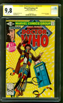 Buy Marvel Premiere 57 CGC SS 9.8 Simonson 1st Marvel Doctor Who 12/1980 • 354.76£