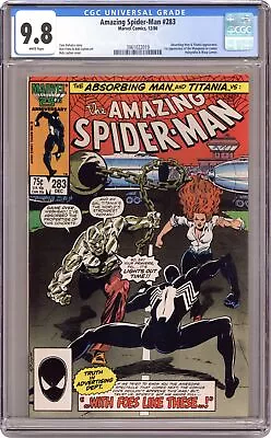 Buy Amazing Spider-Man #283 CGC 9.8 1986 3961022019 • 145.85£