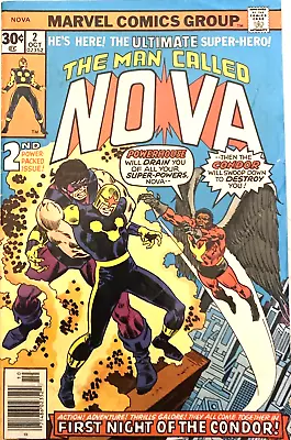 Buy Nova # 2. Key 1st Powerhouse/condor & 2nd Nova.  October 1976.  Vg/fn 5.0 • 8.99£