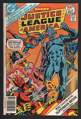 Buy JUSTICE LEAGUE OF AMERICA #146, 1977, DC Comics, VF CONDITION, RED TORNADO! • 11.07£