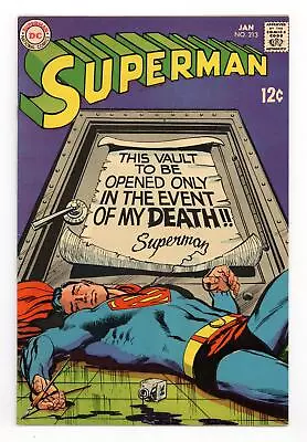 Buy Superman #213 FN/VF 7.0 1969 • 41.11£