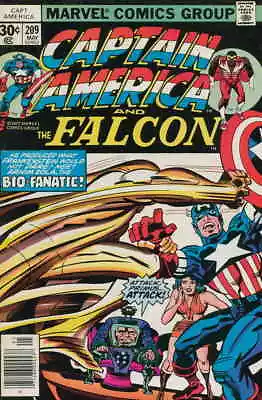 Buy Captain America (1st Series) #209 FN; Marvel | Arnim Zola Jack Kirby Falcon - We • 12.78£