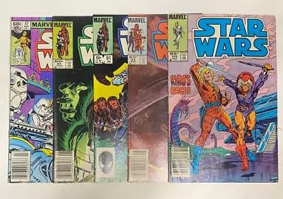 Buy Lot Of 5 Vintage Star Wars Comics • 39.59£