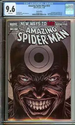 Buy Amazing Spider-man #572 Cgc 9.6 White Pages • 57£